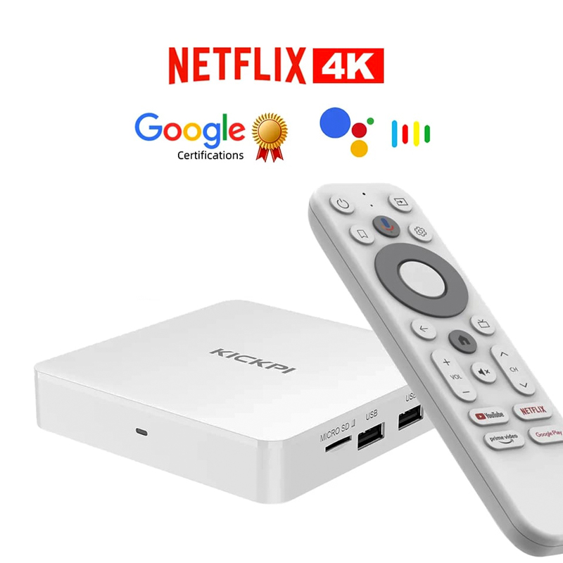 Android TV Box KICKPI KP1| AndroidTV, Netflix 4K Chính Chủ