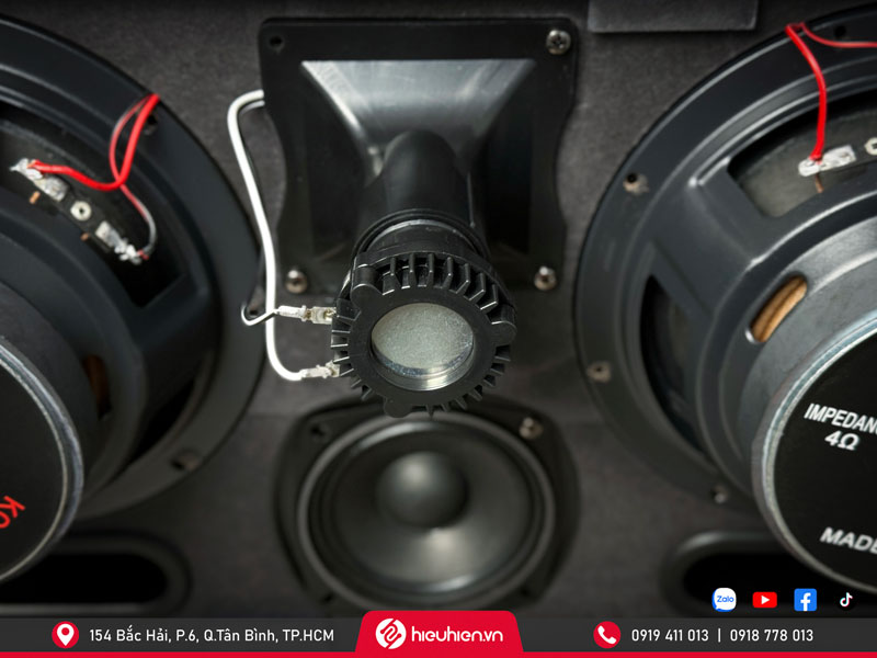 Loa KC279 Premium Thay đổi loa treble mới từ loa Treble 350 sang loa Treble neo