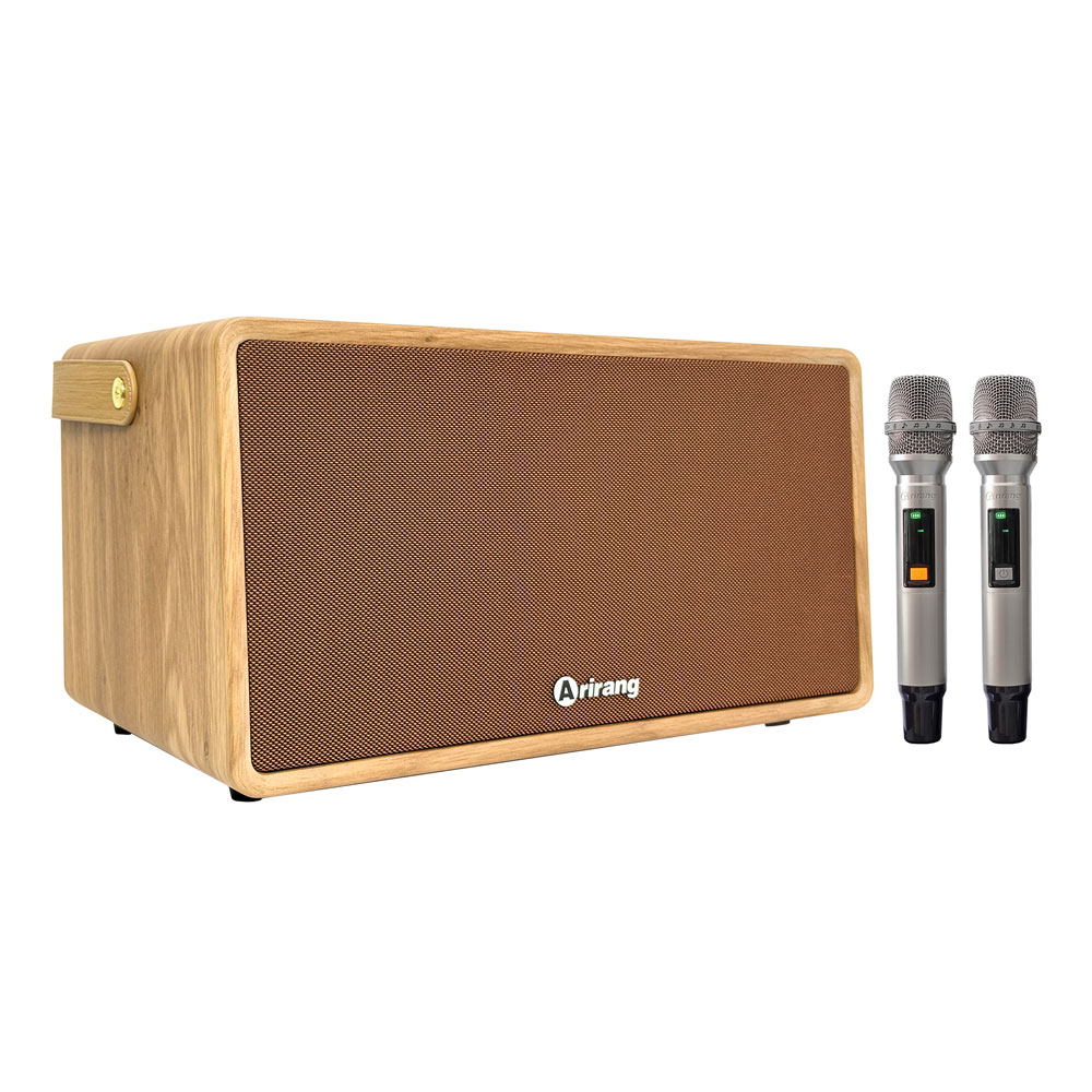 Arirang MB2iw - Loa Karaoke Xách Tay (300W-1200W) Bass Sub 20cm, 2 Micro