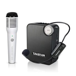 Máy Trợ Giảng Takstar E500W (20W) 2 Micro, Pin 12H